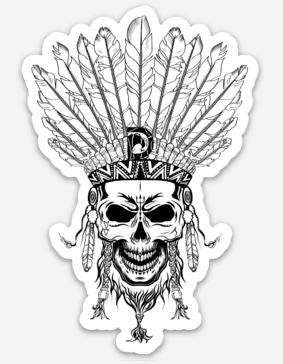 Drifters Skull Sticker